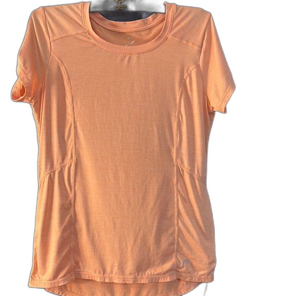 Head Orange Fitted Short Sleeve T-Shirt Size S